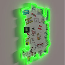 Charger l'image dans la galerie, Neon 12-Step slogans recovery wall decor inspiration and hope.