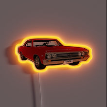 Charger l'image dans la galerie, Vibrant 1967 Corvette Color Scheme in RGB Neon Sign Display