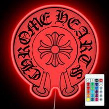 Charger l'image dans la galerie, Chrome Hearts RGB neon sign CLEAR BACKING
