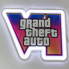 Charger l'image dans la galerie, GTA VI neon signs