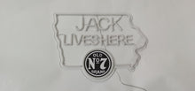 Charger l'image dans la galerie, IOWA Jack lives here no 7 neon sign
