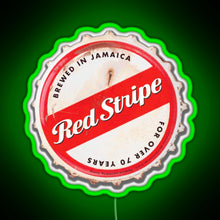 Charger l'image dans la galerie, Red Stripe RGB neon sign green