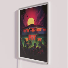 Charger l'image dans la galerie, RGB Neon Sign Art: Zombies Welcome to My Abandoned Home