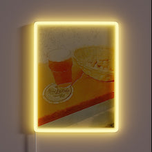 Charger l'image dans la galerie, Neon bar decor with colorful glow of peanuts and beer