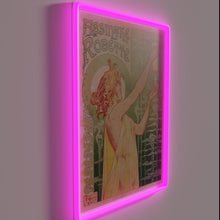 Charger l'image dans la galerie, Vintage Absinthe Advertising Sign with Colorful RGB Neon Lighting Display
