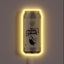 Charger l'image dans la galerie, Eye-catching, colorful Adios Ghost gaming logo neon signage display.