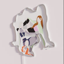 Charger l'image dans la galerie, Ae Black Mamba & Giselle's Vibrant Neon Sign in RGB