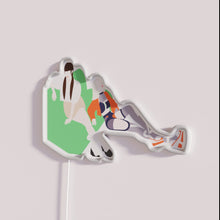 Charger l'image dans la galerie, AeSPA Giselle and Ae Girls Iconic Color-Changing Neon Wall Sign