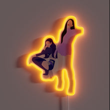 Charger l'image dans la galerie, Ae's iconic K-pop tribute in vibrant RGB LED neon