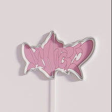 Charger l'image dans la galerie, Aespa My World Official Pink Karina RGB Neon Sign Decoration