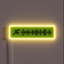 Charger l'image dans la galerie, Aespa Spicy Spotify Code RGB Neon Sign Illuminates K-Pop Enthusiasts' Spaces.