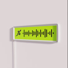 Charger l'image dans la galerie, Neon K-Pop inspired Aespa Spicy Spotify Code RGB Wall Decoration Sign.