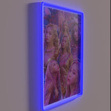 Charger l'image dans la galerie, Vibrant Aespa Winter Collage Neon Sign in Rich RGB Colors