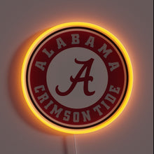 Charger l'image dans la galerie, Roll Tide in radiant style — this Alabama Crimson Tide neon sign lights up the room with championship energy.