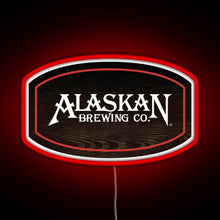 Charger l'image dans la galerie, Alaskan Brewing Logo RGB neon sign red