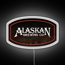 Charger l'image dans la galerie, Alaskan Brewing Logo RGB neon sign white