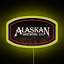 Charger l'image dans la galerie, Alaskan Brewing Logo RGB neon sign yellow