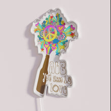 Charger l'image dans la galerie, Colorful RGB Neon Sign Quote Reads The Only Thing You