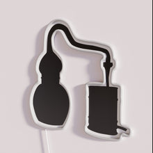 Charger l'image dans la galerie, Neon Distillery Sign, Handcrafted Alembic Moonshine Still Illuminated Display Art