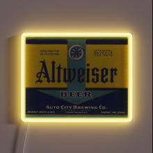 Charger l'image dans la galerie, Neon beer bar sign with colorful RGB LED lights glowing