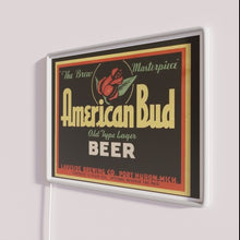 Charger l'image dans la galerie, Vibrant RGB Neon Sign for American Bud Beer Enthusiasts Decor