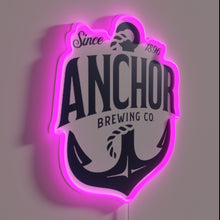 Charger l'image dans la galerie, Elevate your space with vibrant Anchor Brewing neon sign illumination
