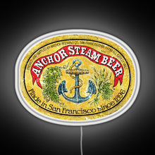 Charger l'image dans la galerie, Anchor Steam Beer RGB neon sign white