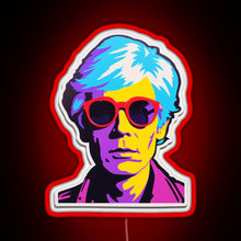 Charger l'image dans la galerie, Andy Warhol Persona RGB neon sign red