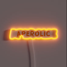 Charger l'image dans la galerie, Electric Aperolic RGB Neon Sign with Vibrant Colorful Design
