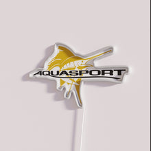 Charger l'image dans la galerie, Customizable Aquasport yacht club logo illuminated rgb neon wall decoration
