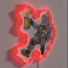 Charger l'image dans la galerie, Galactic brewery logo neon sign for space age beer enthusiasts