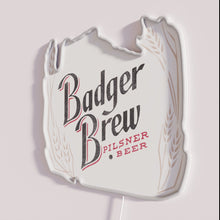 Charger l'image dans la galerie, Retro Wisconsin brewery nostalgia with vibrant RGB neon lights glowing