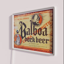 Charger l'image dans la galerie, Vintage Balboa Bock Beer Distressed RGB Neon Sign Decor Wall Art