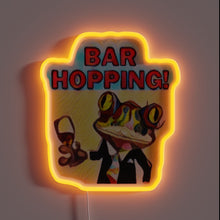 Charger l'image dans la galerie, Electric glow of neon bars, perfect nightlife destination indicator sign