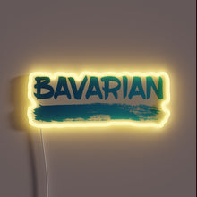 Charger l'image dans la galerie, Brighten up your space with this vibrant Bavaria RGB neon sign