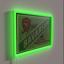 Charger l'image dans la galerie, Vibrant neon sign featuring the iconic Bavarian beer-inspired crest design.