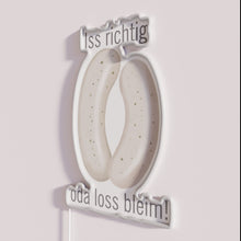 Charger l'image dans la galerie, Colorful Bavarian style veal sausage themed neon decorative restaurant bar sign.