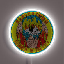 Charger l'image dans la galerie, Eye-catching RGB neon sign illuminating Beavertown's 'Summer in the City' branding.