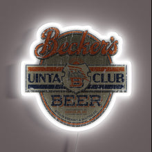 Charger l'image dans la galerie, Vintage Neon Sign for Authentic Becker's Uinta Club Beer Bar Decor