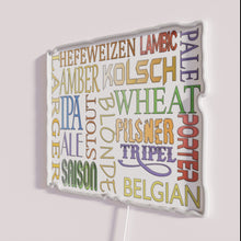 Charger l'image dans la galerie, European Beer Neon Sign with RGB Color Changing Effects