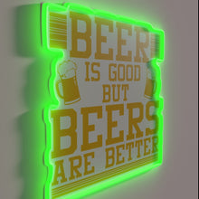 Charger l'image dans la galerie, Custom Neon Sign for Beer Enthusiasts and Drinking Lovers Home.