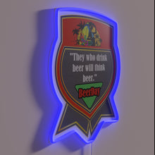 Charger l'image dans la galerie, Color-changing LED bar sign celebrating every day as beer day