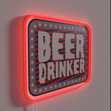 Charger l'image dans la galerie, Brew-tifully lit beer lover's neon sign for any home bar