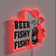 Charger l'image dans la galerie, RGB Neon Sign: Beer Fishy Fishy No 2 Bar Sign
