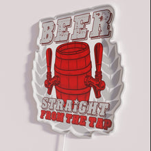 Charger l'image dans la galerie, RGB Neon Sign with Tap Beer Design for Bars