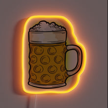 Charger l'image dans la galerie, Eye-catching neon sign perfect for beer enthusiasts celebrating Oktoberfest traditions.