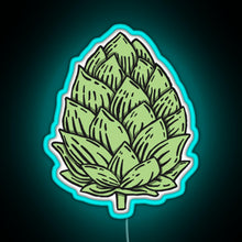 Charger l'image dans la galerie, Beer Hops RGB neon sign lightblue
