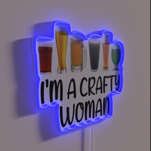 Charger l'image dans la galerie, Add a quirky touch with craft beer loving woman's humor.