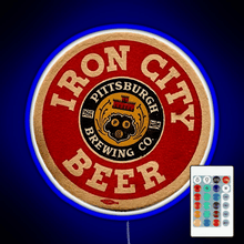Charger l'image dans la galerie, Beer Irons City RGB neon sign remote