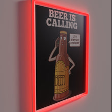 Charger l'image dans la galerie, Neon beer bar sign, 'Brewski Time' in colorful RGB lighting
